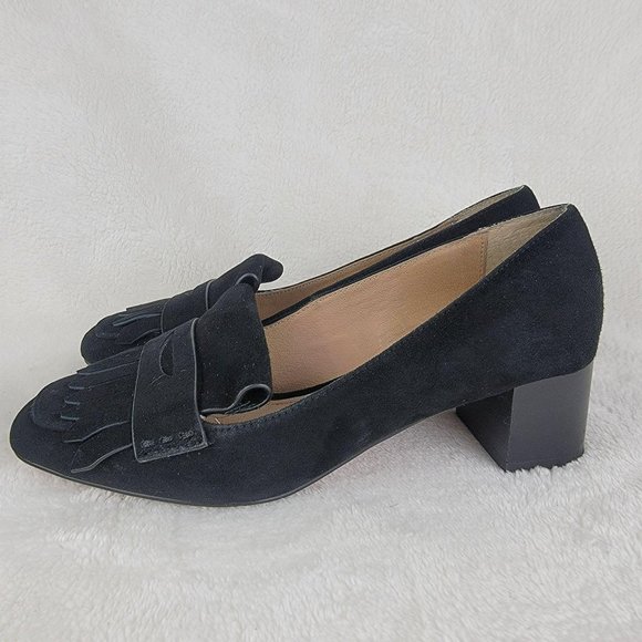 J. Jill Shoes J Jill Juliette Kylie Black Suede Leather Kiltie